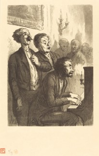 Les Chanteurs de salon, 1862. Creator: Charles Maurand.