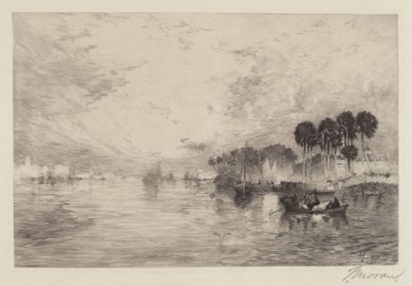 St. John's River, Florida, 1886. Creator: Thomas Moran.