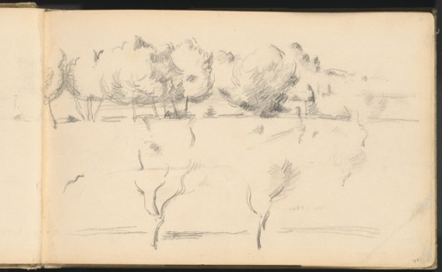 Landscape with Trees, 1895/1898. Creator: Paul Cezanne.