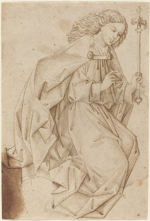 The Angel of the Annunciation, 1480s. Creator: Unknown.