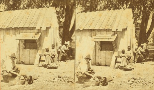 Cooking for the family, (1868-1900?). Creator: Unknown.