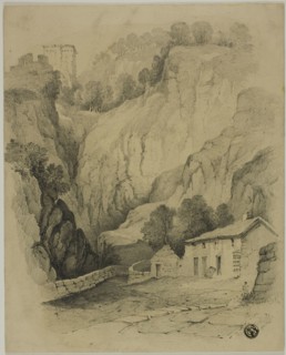 Crags and Horses in Highlands, n.d. Creator: Henry Hill.