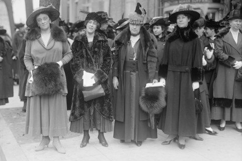Woman Suffrage - Pickets, 1917. Creator: Harris & Ewing.