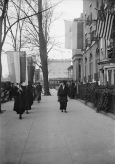 Woman Suffrage - Pickets, 1917. Creator: Harris & Ewing.