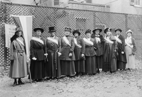 Woman Suffrage - Pickets, 1917. Creator: Harris & Ewing.