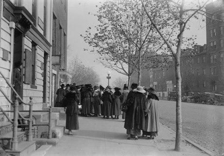 Woman Suffrage - Pickets, 1917. Creator: Harris & Ewing.
