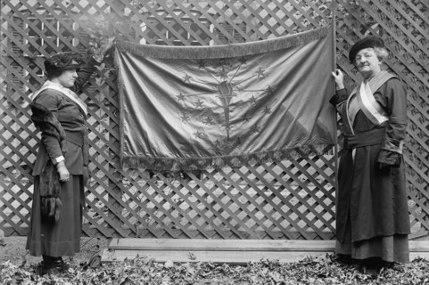 Woman Suffrage - Pickets, 1917. Creator: Harris & Ewing.