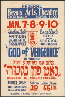 God of Vengeance, Los Angeles, [193-]. Creator: Unknown.