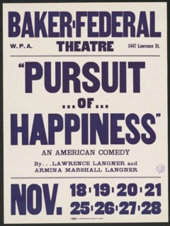 Pursuit of Happiness, Denver, [193-].  Creator: Unknown.