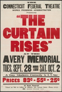The Curtain Rises, Hartford, CT, 1937. Creator: Unknown.