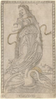 Clio, c. 1465. Creator: Master of the E-Series Tarocchi.