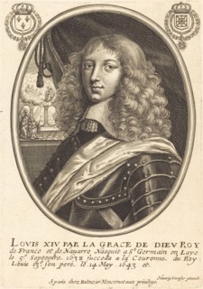Louis XIV, King of France. Creator: Balthasar Moncornet.