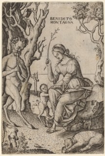Satyr Family, c. 1512/1520. Creator: Benedetto Montagna.