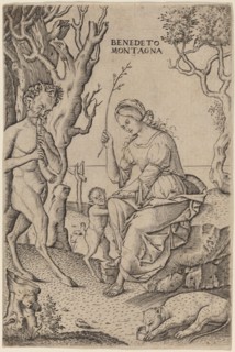Satyr Family, c. 1512/1520. Creator: Benedetto Montagna.
