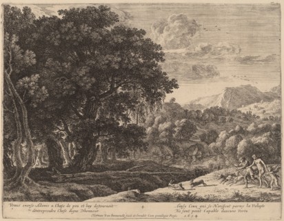 Venus and Adonis Hunting. Creator: Herman van Swanevelt.