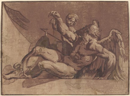 Saturn, 1525/1530. Creator: Giuseppe Nicola Rossigliani.
