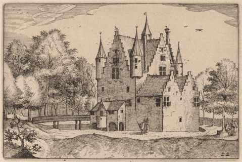 A Castle, published 1612. Creator: Claes Jansz Visscher.