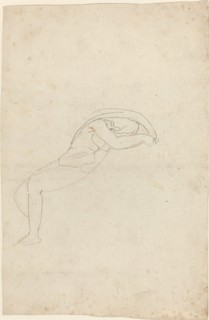 Study of a Semi-Reclining Figure. Creator: John Flaxman.