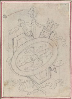 An Ornamental Trophy. Creator: Hubert Francois Gravelot.