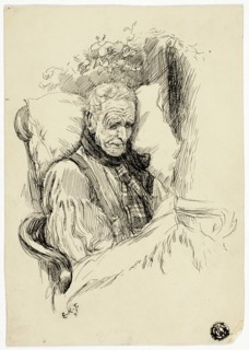 Dying Old Man, n.d. Creator: Edward Killingworth Johnson.
