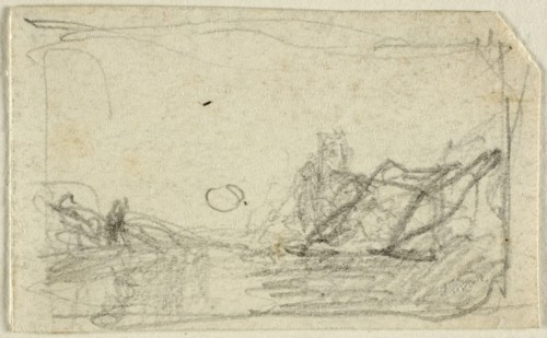 Moonlight over Landscape, n.d. Creator: John Sell Cotman.