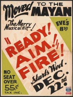 Ready! Aim! Fire!, Los Angeles, [193-]. Creator: Unknown.