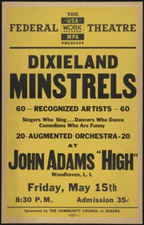 Dixieland Minstrels, New York, [1930s]. Creator: Unknown.