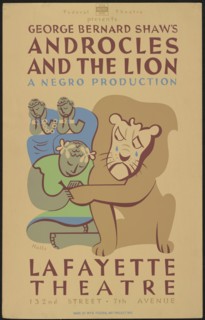 Androcles and the Lion, New York, 1938. Creator: Unknown.