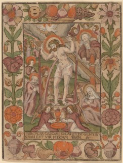 Christ in the Wine Press, 16th century. Creator: Unknown.