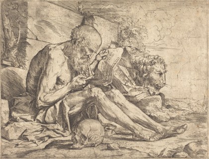 Saint Jerome Reading, c. 1624. Creator: Jusepe de Ribera.