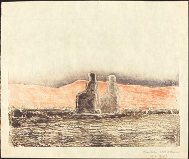 Colosses de Memnon (Thebes), 1911. Creator: Pierre Roche.