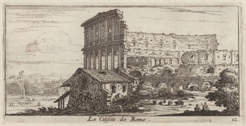 Le Colisée de Rome, 1640-1660. Creator: Israel Silvestre.