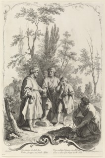 Joseph and His Brothers, c. 1745. Creator: Joseph Wagner.
