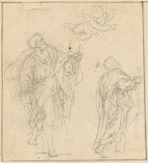 An Apostle Guided by an Angel. Creator: Agostino Masucci.