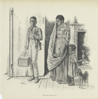 Breaking home ties, 1899. Creator: Jay Campbell Phillips.