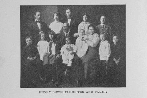 Henry Lewis Flemister and family, 1917. Creator: Unknown.
