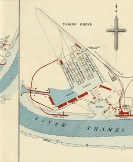 'Port of London Authority - Map', 1937. Creator: Unknown.