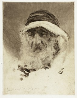 Study of an Arab Head, 1895. Creator: Hubert von Herkomer.
