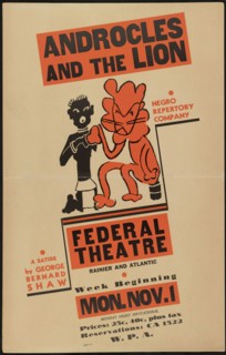 Androcles and the Lion, Seattle, [193-]. Creator: Unknown.