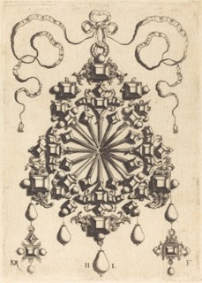 Large Pendant with Star at Centre. Creator: Daniel Mignot.