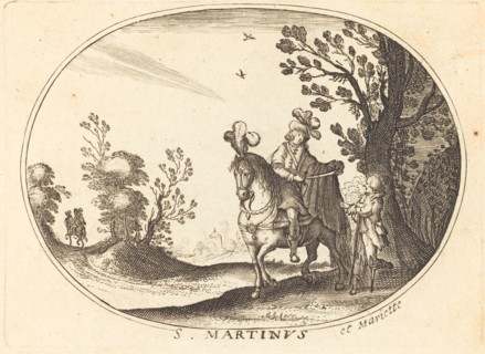 Saint Martin and the Beggar. Creator: Balthasar Moncornet.