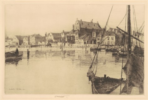Dordrecht (Old Warehouse), 1885. Creator: Charles A Platt.