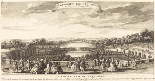 Vue de l'Orangerie de Versailles. Creator: Jacques Rigaud.
