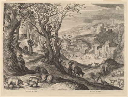 November and December, 1615. Creator: Aegidius Sadeler II.