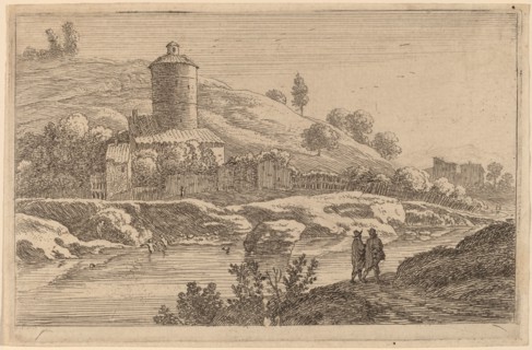 Round Tower near the Tiber. Creator: Herman van Swanevelt.