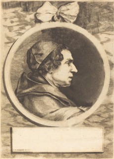 Portrait of an Abbot, 1767. Creator: Claude Henri Watelet.