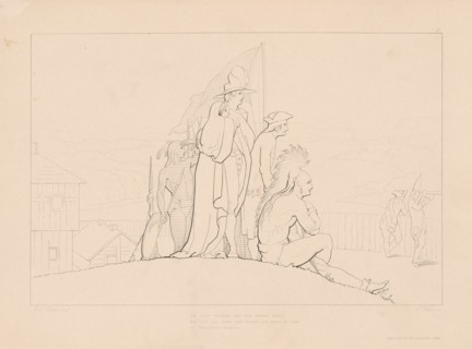 Gertrude of Wyoming, plate 11, 1846. Creator: Edward Webb.