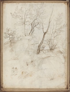 Two Friars on a Hillside [recto]. Creator: Fra Bartolomeo.