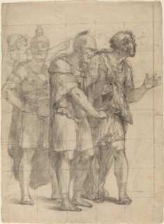 Four Standing Warriors, c. 1820. Creator: Pietro Fancelli.