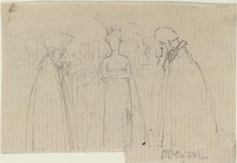 Sheet of Studies [recto and verso]. Creator: John Flaxman.